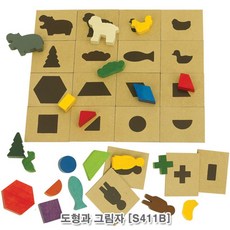 사물 형태 인지 일대일 대응 도형과 그림자 어린이집, 1개