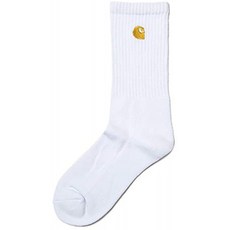 [해외] 칼하트 양말 CARHARTT WIP Chase Socks/화이트 운동용 양말 통판