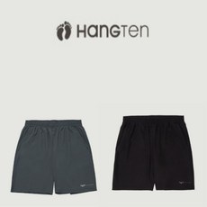 동아수성점 5층 행텐 공용 스포티 우븐 스판성과 흡습속건이 좋은 트레이닝 하프팬츠 반바지(다크그레이 블랙)