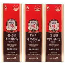 정관장 홍삼정 에브리타임 밸런스 10ml 30개입(겉케이스 없음) 30일분 면역력 케어