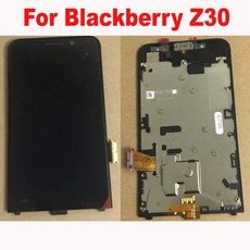 원래 테스트 된 최고의 작동 lcd 디스플레이 터치 스크린 디지타이저 어셈블리 센서 블랙 베리 z30 4g 프레임 블랙 화이트, black original^0