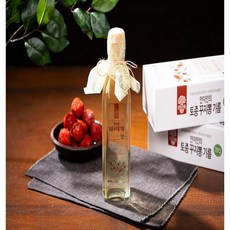 (사은품 증정) 유진코리아 진안꾸지뽕영농조합 안지인의 토종 꾸지뽕 기름 470ml 1병+KF94마스크 10매 증정, 1병