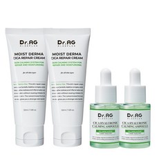 닥터에이지 시카 리페어 크림 50ml 2개 + 시카 앰플30ml 2개, 2세트, 50ml + 30ml