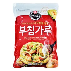 백설 부침가루, 1kg, 2개