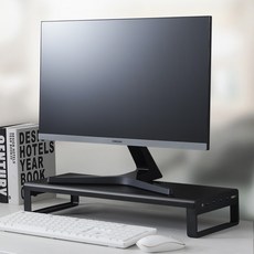 알루미늄 모니터 받침대+4포트 허브 AL-ST700