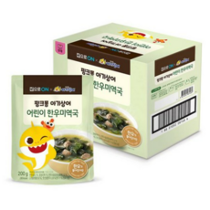 집으로 ON 어린이 한우곰탕, 90개, 200g
