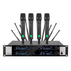 강의실 무선 마이크 세트 믹서 야외 학교 교회 강연장 학원 군대 공공기관 회사, GX-800 1대4 핸드 모델, 1개