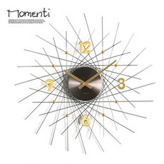 [AK PLAZA] [포커시스][Momenti] 모멘티 헤라 니켈 골드 벽시계 MMT-454-NIK