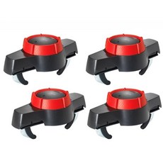 퀵클립 부품 루프박스 고정 90mm 4개 루프랙 가로바 미끄럼방지 캐리어 버클 잠금장치, 02.새로운 가방 퀵 클립 액세서리4개 팩