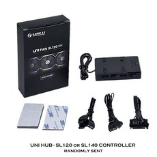 컴퓨터부품 LIAN LI SL120 SL140 SL-INF 스트리머 플러스 V2 컨트롤러 UNI 허브 SL 120MM 140MM 팬 PW24PV2-1, [01] SL120-140 Controller, 1.SL120-140 Controller