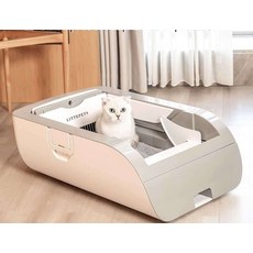 고양이 자동 화장실 살균 탈취 배변 완전 제거 스마트, 블루 업그레이드 얼룩 방지 쓰레기 봉투8, 1개