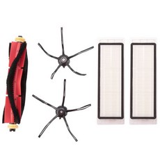 청소기필터 무선청소기필터 Roborock S6maxV 진공 청소기 부품 메인 브러시 필터, 1개