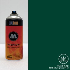 [SEAK퓨쳐그린] 143 그린 녹색 락카 스프레이페인트 다크그린 벨톤 범민스토어, 1개, 400ml, SEAK퓨쳐그린 SEAK future green#143