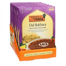 Kitchens of India Of Dal Bukhara 키친 오브 인디아 달부하라 블랙 그램 렌틸 커리 즉석 카레 10oz(285g) 6팩, 285g