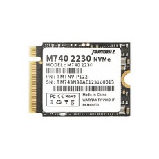 타무즈 M740 M.2 2230 NVMe (1TB)/스팀덱 SSD/서피스 지원/로그엘라이 호환/ROG ALLY/SSD/정품 판매점/R/AS 3년, 선택없음, 선택1