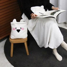 오버액션 토끼 무릎담요, 단품