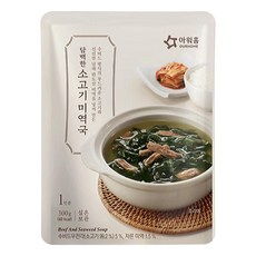 아워홈 담백한 소고기 미역국 300g 12봉, 12개