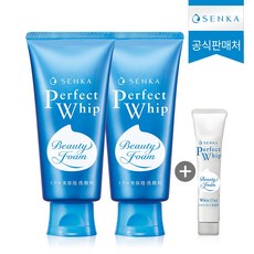 센카 퍼펙트 휩 페이셜 워시 클렌징 폼 120g 2p + 클렌징 폼 15g