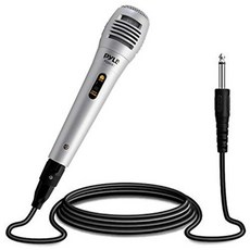 Pyle 유선 다이나믹 마이크-어쿠스틱 팝 필터가 내장 된 전문 무빙 코일 단방향 핸드 헬드 마이크 XLR, 단일옵션