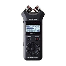 Tascam DR07X 스테레오 핸드헬드 디지털 오디오 휴대용 레코더 및 USB 인터페이스 Pro Field AV 음악 받아쓰기