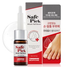 메디픽미 버블톱 세이프픽 미라클 손톱갈라짐 손톱갈라짐영양제 손톱보호제 발톱연화제 문제성손톱 손톱강화제 네일세럼 17ml, 1개