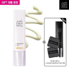 정샘물 스킨 세팅 워터 선 베이스+톤매너베이스+퍼프세트