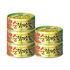 [동원] 순닭 가슴살 통조림, 135g, 5개