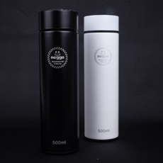 NEGGO 스마트 온도 텀블러 500ml, 화이트