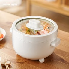 1단2단 전기냄비 쿠커 포트 찜기 전골 후라이팬, 1 단