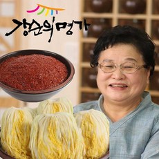 200년 전통 내림손맛 강순의명가 절임배추 14kg + 명인김치양념 6kg (남도식 김치)