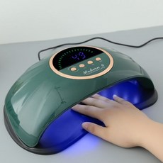 2-in-1 모던 6 네일 드라이어 듀얼 UV LED 램프 건조 젤 광선 요법 아트 살롱 매니큐어 도구 10 90S, 02 Modern 6 green 150W_01 미국