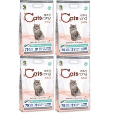  뉴블루캣7kg 15kg 캐츠랑 전연령2kg 5kg 7kg 프라임캣5kg 15kg 대용량/길고양이사료, 캐츠랑5kg(4개) 