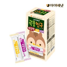 아이배냇 유아용 곡물친구 짝궁팩 치즈맛 5g x 25p + 고구마맛 5g x 25p 세트