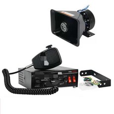 차량용 경보 알람 12v24V 메가폰 확성기 유선 스피커 유선, 11. 24V200W 호스트+스텐 스피커