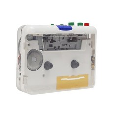 PC 카세트를 통한 MP3 오디오 음악 MP3 변환기 테이프 카세트 녹음, Transparent, 01 Picture, 1개