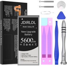 갤럭시S9 배터리 업그레이드된 5600mAh 초고용량 신0사이클 교체용 배터리 EB-BG960ABE EB-BG960ABA G9600 G960F G960N G960U G, 1개