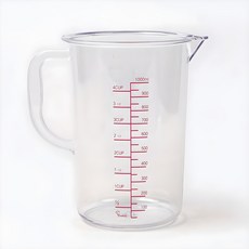 쿠킹플러스 PC 계량컵, 혼합색상, 1L, 1개 1000ml