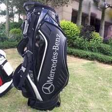 벤츠골프가방 골프 캐디백 스탠드백 클래식 프리미엄 골프백 선물용 기념용, 블랙