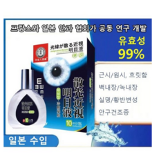 KP HERO CO LTD 1+1아이케어 점안액 10ml/병 시원한 점안액 눈건조안약 함 제거 피로 완화 마사지 아이 케어, 10ml*2