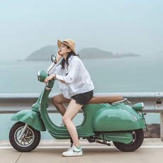 로마의 휴일 72v 1200w 전기오토바이 전기 스쿠터 할리 배달오토바이, 60v20ah 납산전지+50km항속, 72V 이상