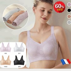 노라인 테크니컬 몰드브라 여성속옷 인견 편한브라 레이스탱크톱 브라 나시 브라탑 일체형