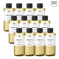 해피바스 정말 촉촉한 바디오일 과일향, 12개, 250ml