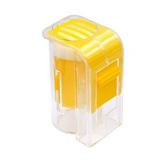 사육용 여왕벌 마킹 캐처 플라스틱 핸드 마커 병 플런저 봉제 양봉 도구 정원 꿀벌 1 개, [01] Light Yellow, 1개