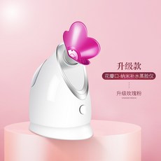 대란템 팩효과 가속화 묵은각질 제거 얼굴스팀기 멸균 나노입자, 로즈 레드 꽃잎 (업그레이드)