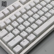 사오파오 푸딩 LED투과 키캡 PBT OEM 이중사출 1.75U쉬프트 포함 129키