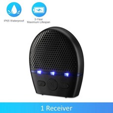 스마트 초인종 인터폰 WSDCAM 카메라 방수 무선 장거리 원격 300M LED 플래시 보안 경보 실외 홈, 1개, Receiver