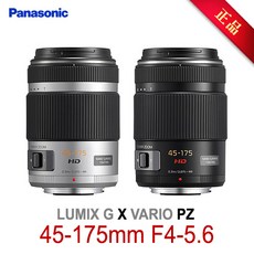 파나소닉 루믹스G X Vario PZ 45-175mm F4-5.6 ASPH POWER OIS 정품 망원줌렌즈 k, 블랙