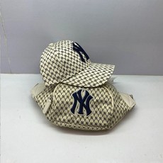 MLB 뉴욕양키스 자카드 모노그램 데님 힙색 크로스백 캡모자 벙거지모자 4종 남여공용