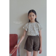 소예 플랑티 여아 여름 유아 아동 스판 편안한 반팔 티셔츠