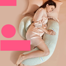 바디필로우 임산부용 선물 H자 허리 보호 쿠션 베개, 그린